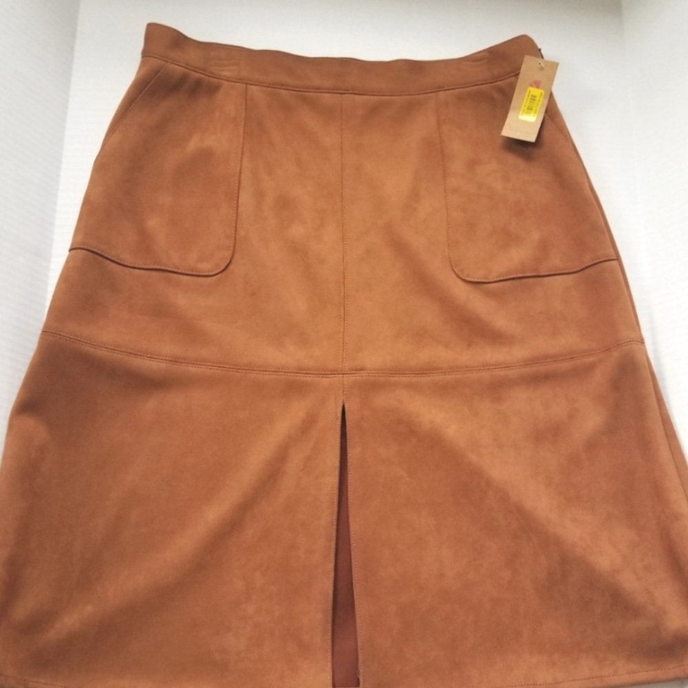 Daniel Cremieux Brown A-Line Skirt